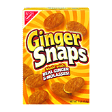 Nabisco  ginger snaps, made with real ginger & molasses Full-Size Picture